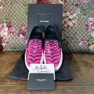 Saint Laurent | Shoes | Saint Laurent Hot Pink Zebra Print